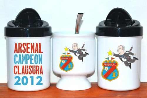 Set: Yerbera + Mate + Azucarera - Arsenal De Sarandi