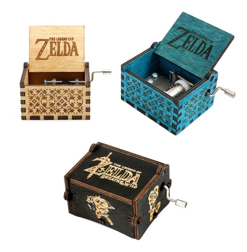  Caja Musical Madera  - Zelda