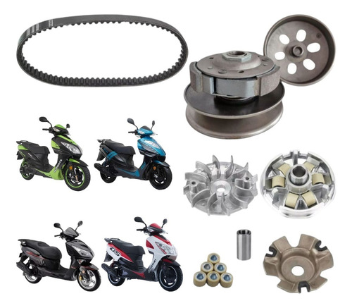 Kit Transmision Completa Para Motoneta Gs150 Gsc150