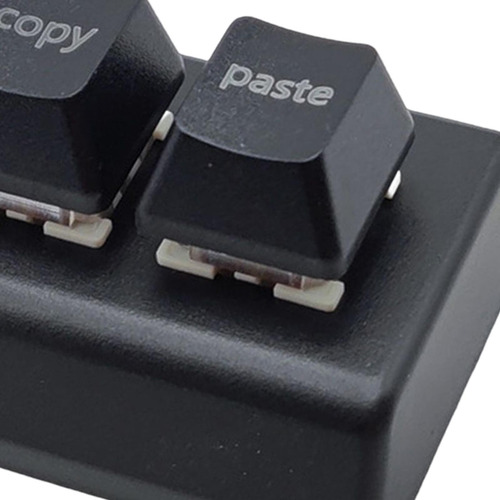 Copiar Y Pegar 2 Teclas Teclado Red Axis Usb Mini Negro