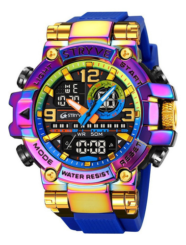 Reloj Deportivo Multifuncional Impermeable, Colorido, Multif