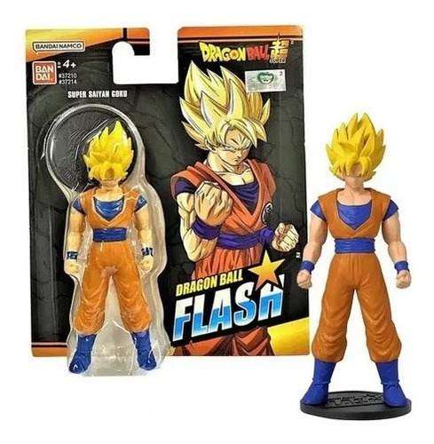 Muñeco Super Saiyan Goku Dragon Ball Flash 10cm Banpresto 