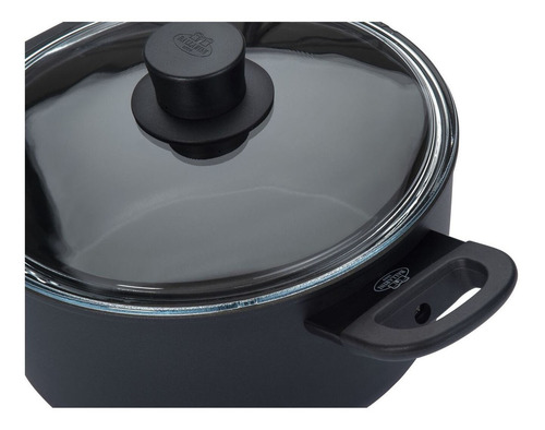 Ballarini® Avola Cacerola Aluminio Con Tapa 20 Cm Color Negro