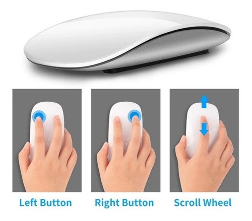 Mouse Inalámbrico Bluetooth Multitáctil Para Windows / Apple