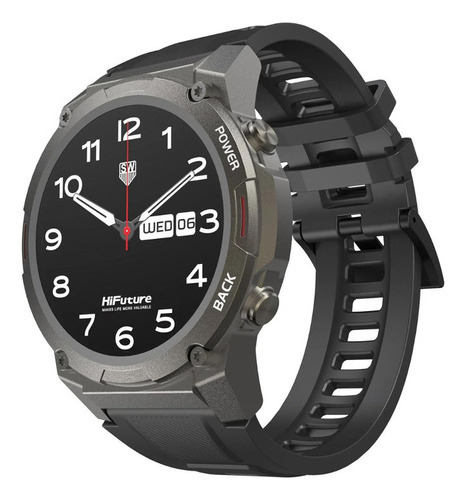 Reloj Smartwatch Hifuture Future Go Mix2 1.43 Malla Negra