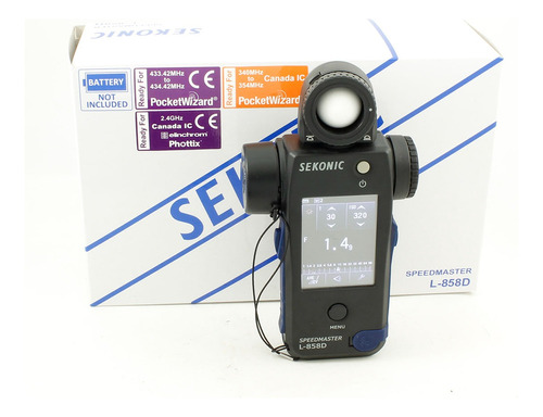 Fotometro Sekonic L-858d Flashimetro Luxometro P/ Flash Cine