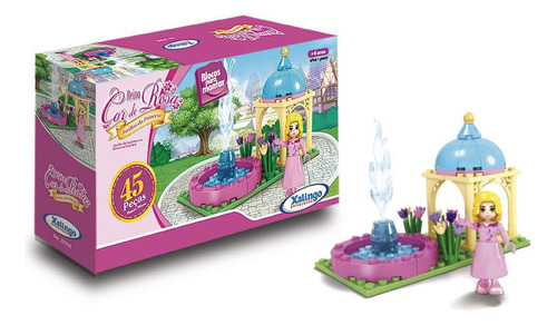 Brinquedo Para Montar Jardim Da Princesa 45 Peças
