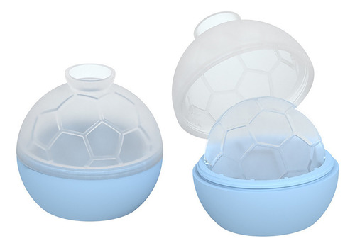 Molde Redondo De Silicona Para Cubos De Hielo, Diseño De Fút