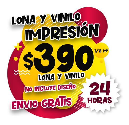 Impresión Lona Vinilos Banners Carteles Gigantografias