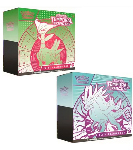 Pokemon Tcg Etb Temporal Forces 1 De 2 Al Azar Idioma Ingles