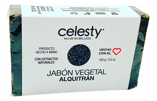 Kit 20 Pzs Jabón Vegetal Alquitrán Hulla Psioriasis 100g