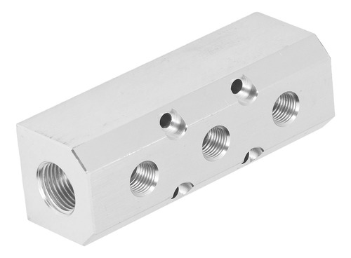 Bloque Colector Grande De Aluminio Con Entrada G1/2, Neumáti