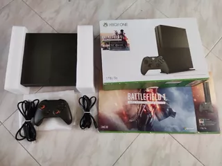 Xbox One S Slim 1tb Edicion Battlefield + 1 Control + Juegos