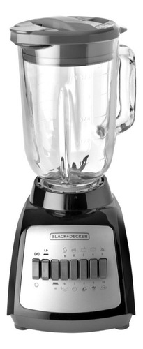 Licuadora Black+Decker Durapro BLBD210P 1.5 L negra con vaso de plástico 120V