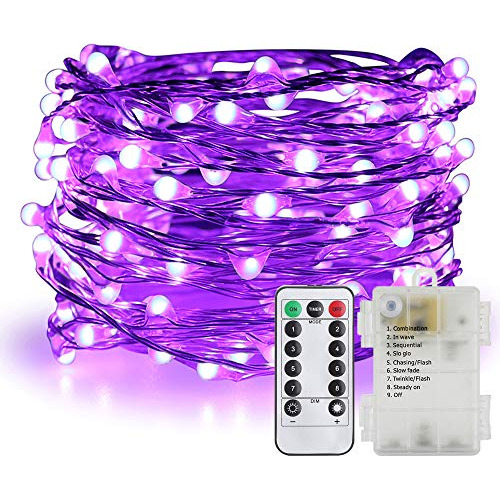 Fairy Lights Battery Operated Waterproof 8 Modes With R...