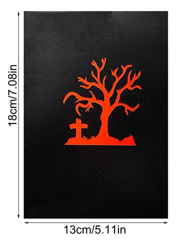 Tarjeta De Cumpleaños 3d De Halloween Tarjeta De Felicitació