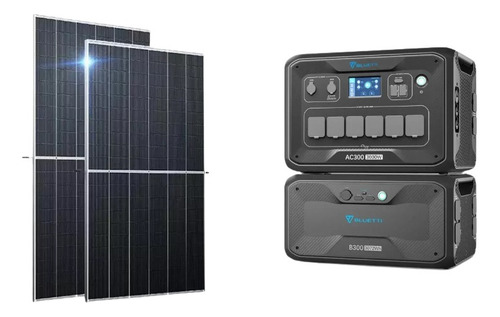 Kit Generador Solar: Bluetti Ac300 + B300 + 3 X 610w Trina