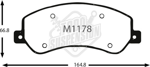 Pastilla Freno Delantera Mitsubishi Eclipse 2.0 1989-1995