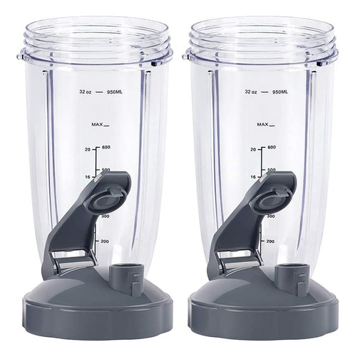 Vasos Para Batidora Nutribullet De 32 Oz Con Tapa Abatible