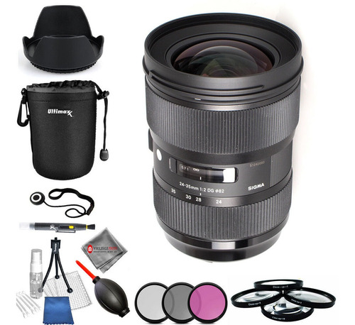 Set De 10 Piezas Incluye Lente Original 24 35mm F/2 Dg Hsm