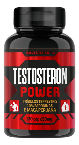 Suplemento Aumento Testosterona Maca Peruana 120 Cápsulas