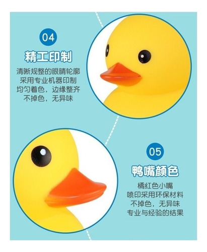 . Lazhu Mini Patos De Banho De Borracha Amarela, 50 Unidades
