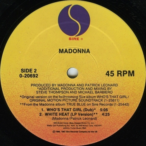 Madonna - Who's That Girl (12 )