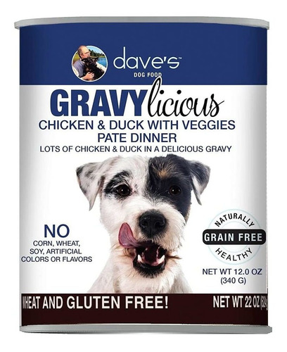 Daves Gravylicious Chicken Duck Con Verduras