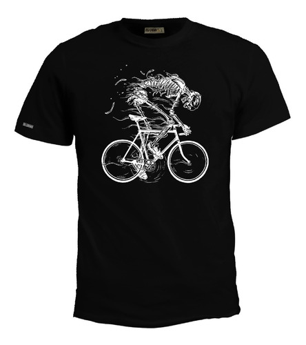 Camiseta Esqueleto Bicicleta Bicycle Graphic  Inp Eco