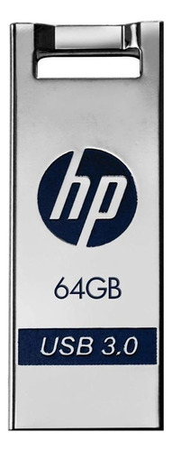 Pendrive HP x795w 64GB 3.0 plateado