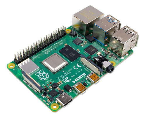 Raspberry Pi 4 Model B 2019 Quad Core 64 Bit Wifi Bt 4gb