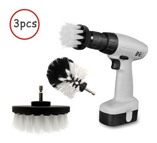 Imagen 2 de 5 de Cepillo Tipo Taladro Para Superficies Del Baño, Kit S/cables