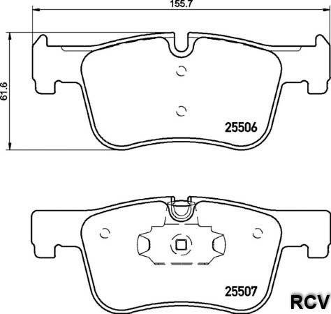 Balatas Disco  Delantera Para Bmw 118i   2016