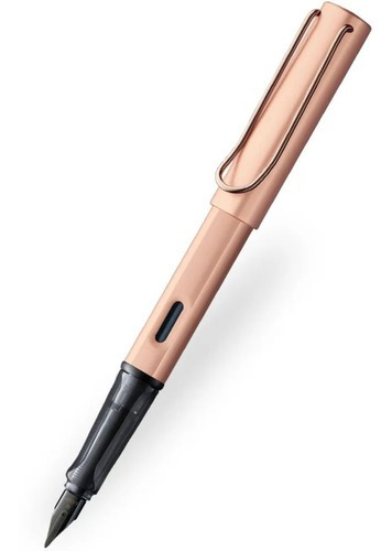 Pluma Estilográfica De Lujo Lamy Lx Oro Rosa Personalizada Tinta Azul