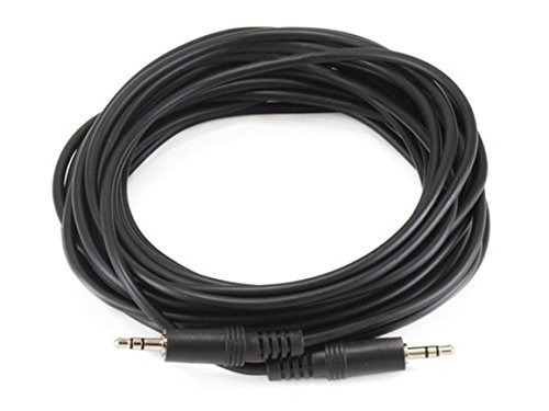 3.5mm Stereo Plug Plug M M Cable Black 25 Feet Cne598345 H