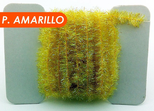 Material Atado Mosca Chenille Pearl Cactus