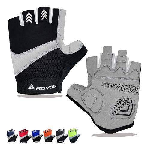 Guantes Medio Dedo Bicicleta 0.197 In Transpirables Unisex C