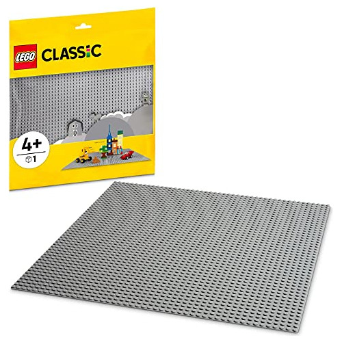 Kit De Construcción Lego Classic Grey Baseplate 11024, Cuadr