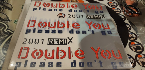 Double You Please Dont Go (2001 Remix) Vinilo Max Muy Bueno 