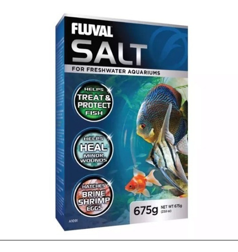 Fluval Sal Para Eclosionar Artemia Y Otros Usos 675g