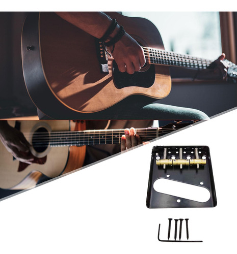 Juego De Puente De Guitarra Con Tornillos De Montaje Y Llave