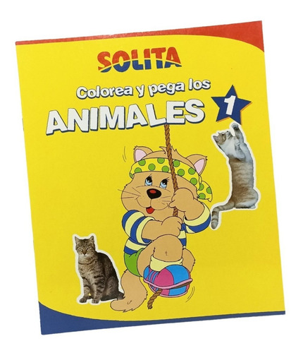 Libro Para Colorear Animales Nro 1 Solita Niños