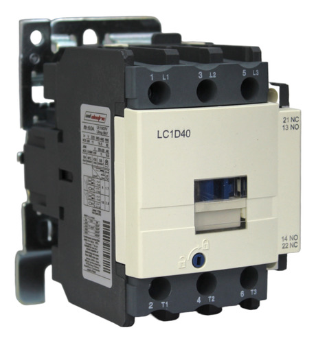 Contactor Lc1d40m7 40a 220v 3p 380v 1nc+1no