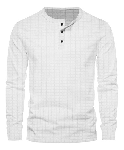 Playera De Manga Larga Para Hombre Y Camisa Casual Henry
