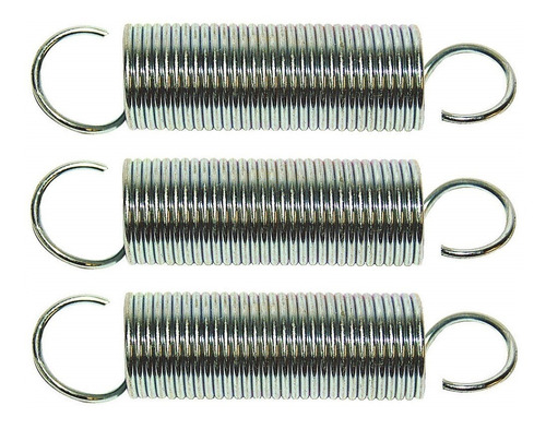 Kit 3 Resortes Helicoidal De Tensión Acero Inoxidable 6x25mm