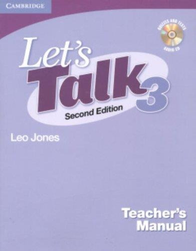 Let S Talk 3 Tch S With Cd - 2nd Edition