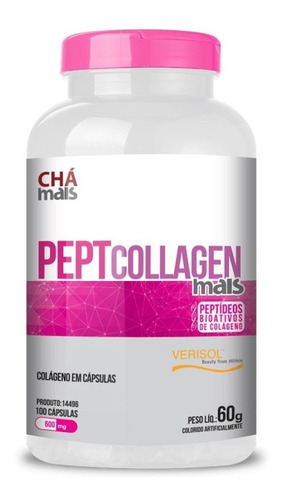 Colágeno Verisol Peptcollagen Clinicmais - 100 Cápsulas