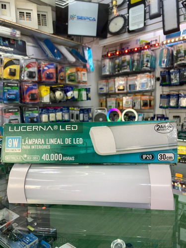 Lampara Led Marca Lucerna Plafon 9w 30cm 6000k