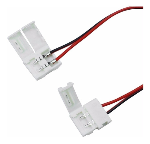 Imagem 6 de 6 de 10 Emendas Fita Led 5050 Uma Cor Conector Plug Sem Solda