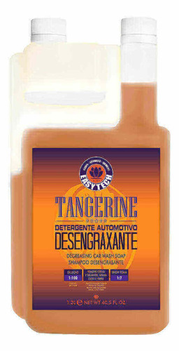 Tangerine  Shampoo Desengraxante 1:100 1200ml Easytech